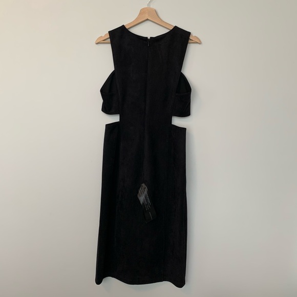 BCBG MaxAzria Faux Suede cutout Dress. NWT - Picture 8 of 14